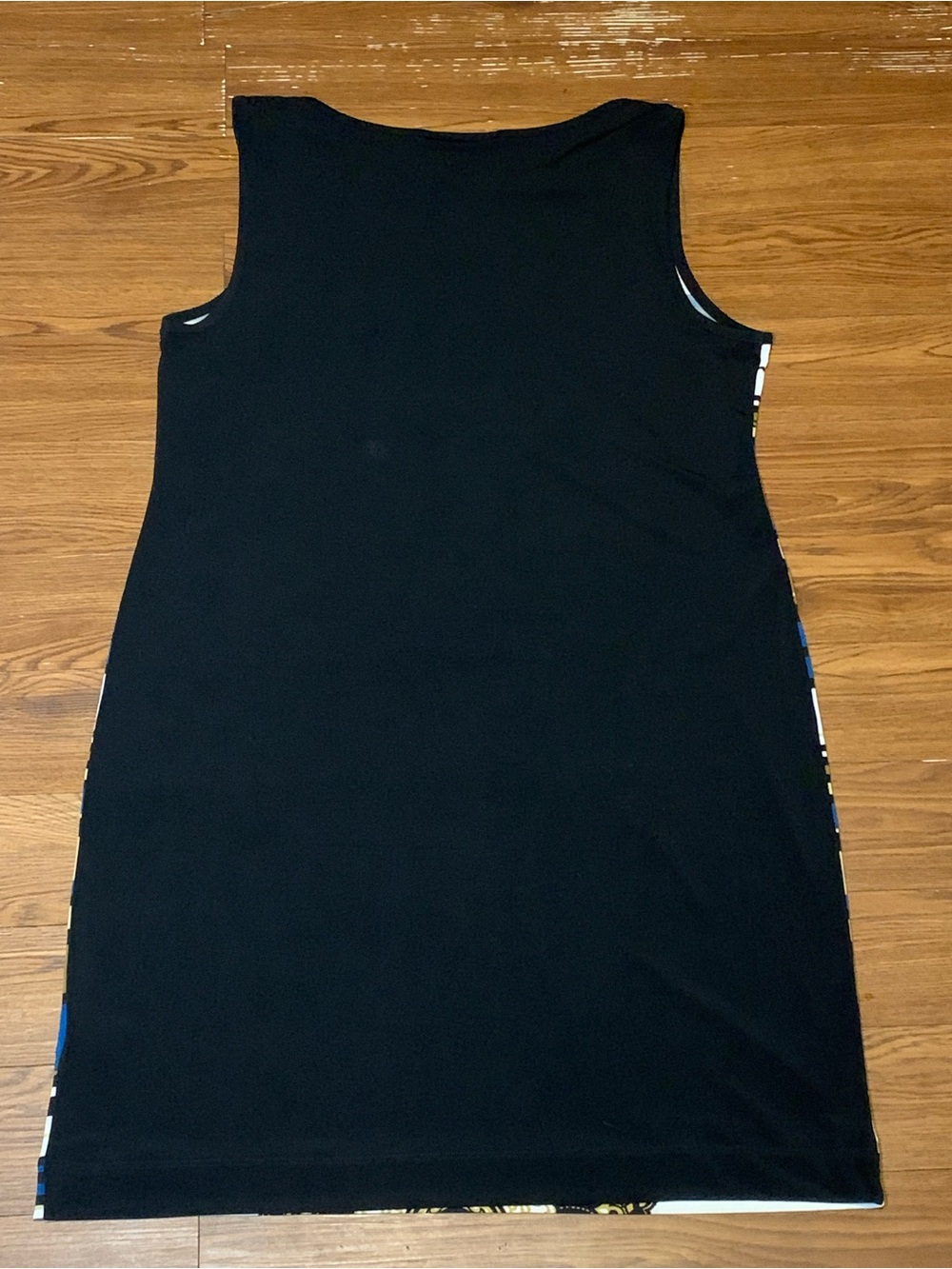 Banana Republic Baroque Print Sleeveless Sheath Dress in Blue and Gold - Picture 4 of 9